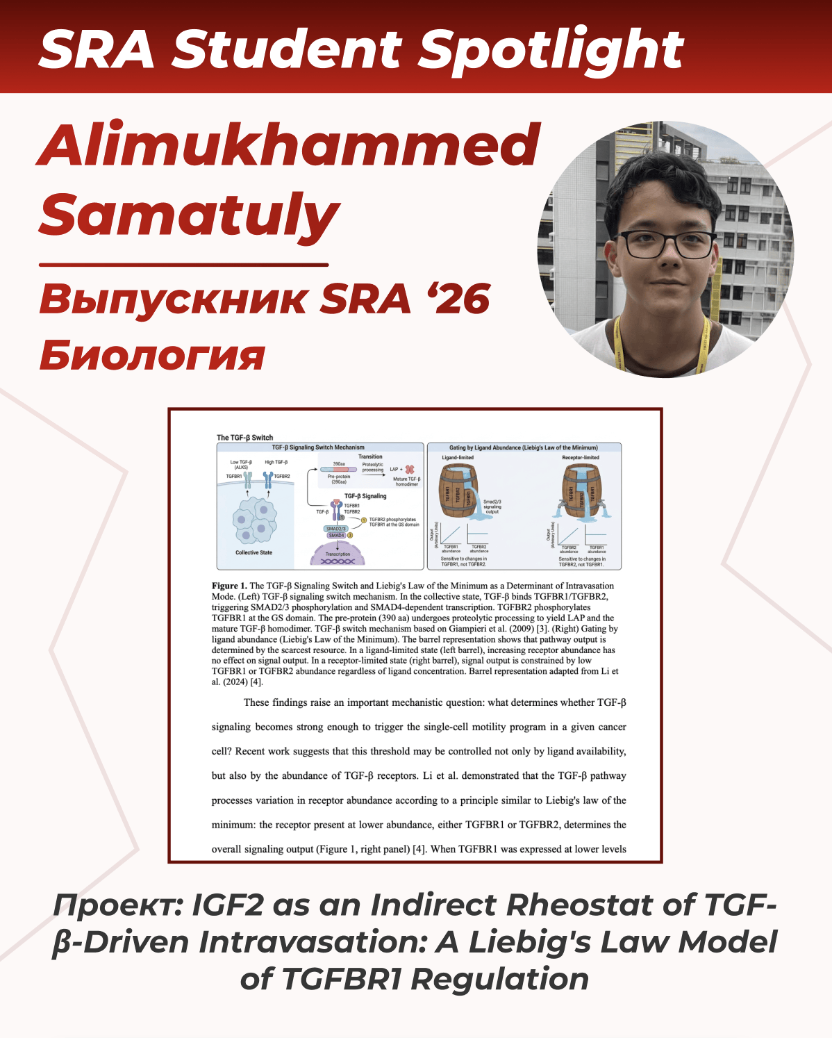 Обложка проекта — Алимухаммед Саматулы